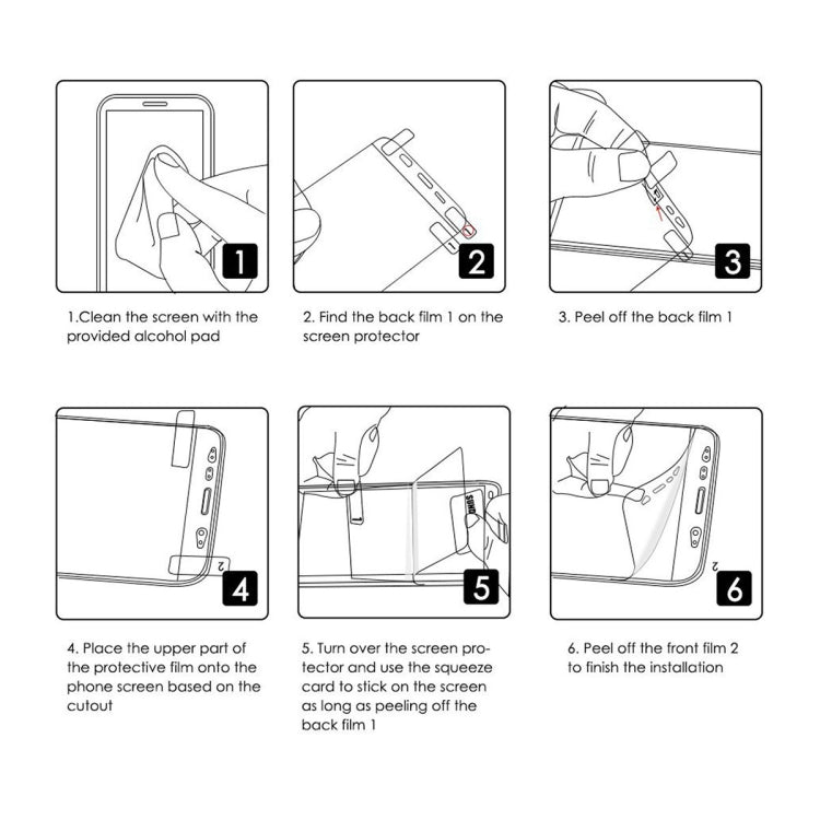 For iPhone 14 Plus / 13 Pro Max ENKAY Full Glue Explosion-proof Hydrogel Film - HoMEdemic™ 