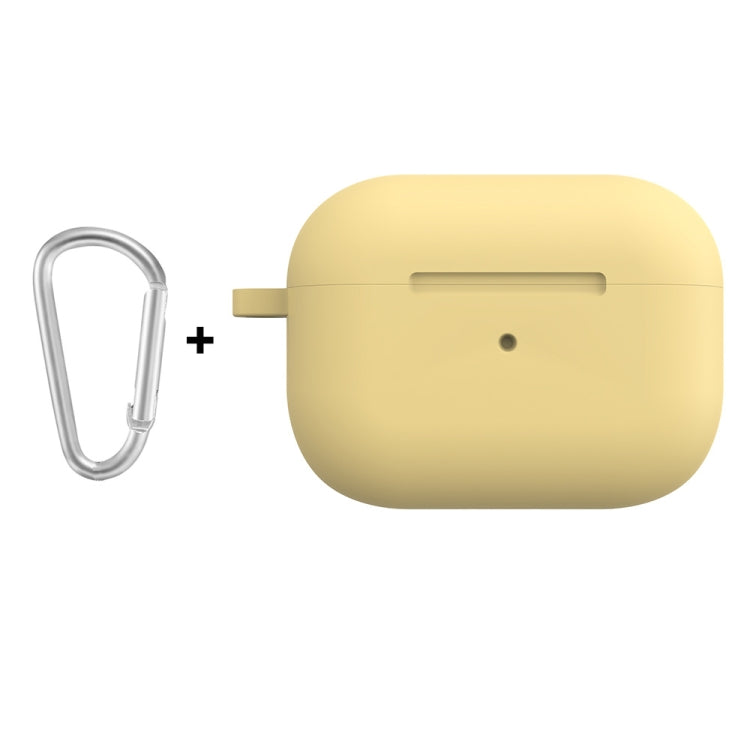 For Apple AirPods Pro 2 2022 ENKAY Thickened Silicone Protective Case with Keychain(Yellow) - HoMEdemic™ 