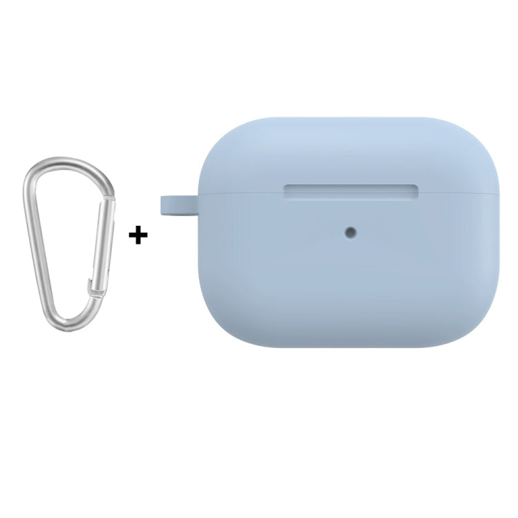 For Apple AirPods Pro 2 2022 ENKAY Thickened Silicone Protective Case with Keychain(Light Blue) - HoMEdemic™ 