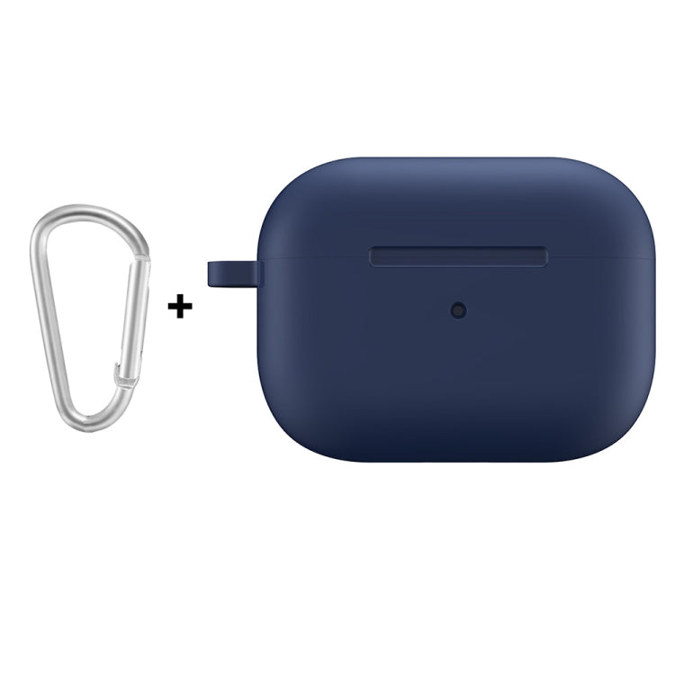 For Apple AirPods Pro 2 2022 ENKAY Thickened Silicone Protective Case with Keychain(Dark Blue) - HoMEdemic™ 