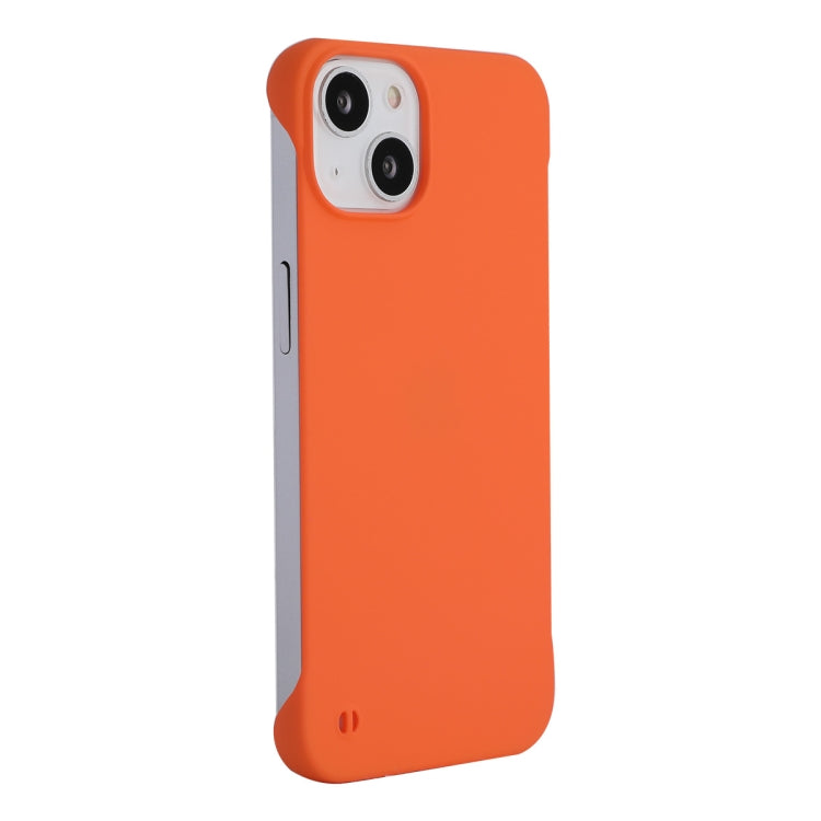 For iPhone 14 ENKAY Matte Frameless PC Phone Case(Orange) - HoMEdemic™ 