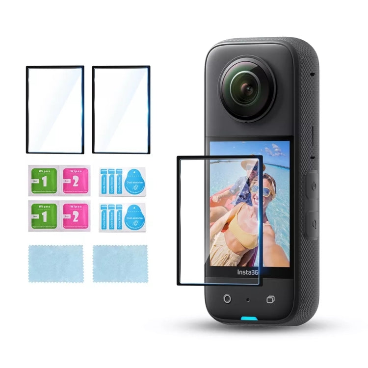 For Insta360 X3 2pcs Transparent HD Curved Protective Film - HoMEdemic™ 