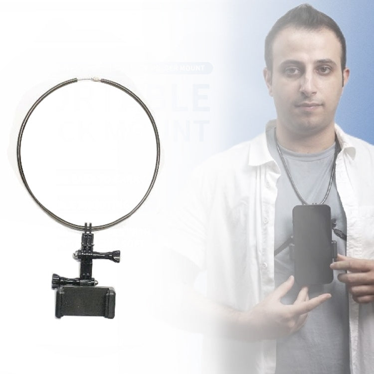 Standard Collar Lazy Adjustable Neck Bracket for GoPro Action Camera Smartphones - HoMEdemic™ 