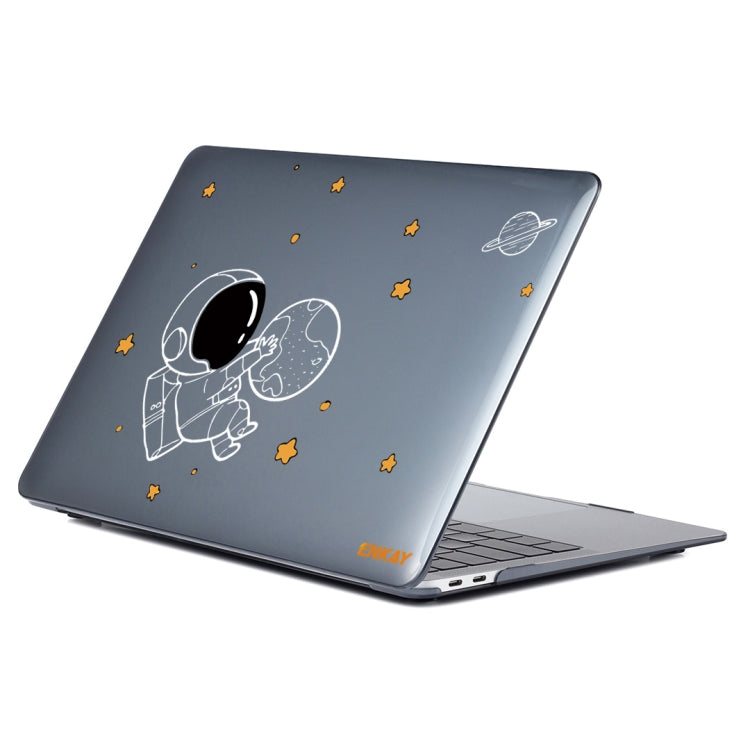 For MacBook Air 13.3 2018 A1932 ENKAY Hat-Prince 3 in 1 Spaceman Pattern Laotop Protective Crystal Case with TPU Keyboard Film / Anti-dust Plugs, Version:US(Spaceman No.5) - HoMEdemic™ 