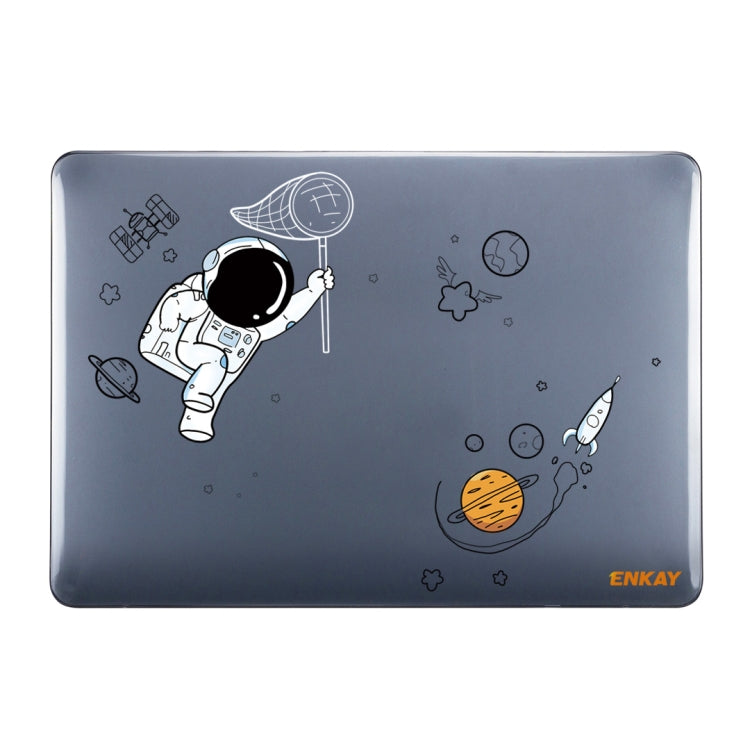 For MacBook Air 13.3 2018 A1932 ENKAY Hat-Prince 3 in 1 Spaceman Pattern Laotop Protective Crystal Case with TPU Keyboard Film / Anti-dust Plugs, Version:EU(Spaceman No.2) - HoMEdemic™ 
