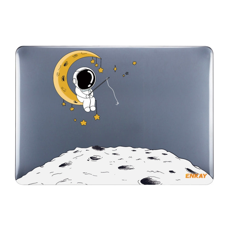For MacBook Air 13.3 2018 A1932 ENKAY Hat-Prince 3 in 1 Spaceman Pattern Laotop Protective Crystal Case with TPU Keyboard Film / Anti-dust Plugs, Version:EU(Spaceman No.3) - HoMEdemic™ 