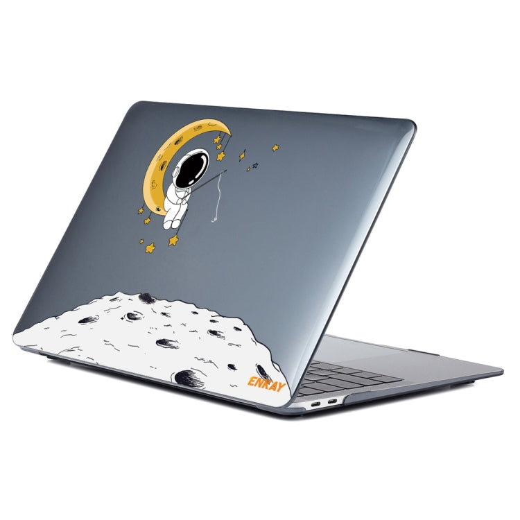 For MacBook Air 13.3 2018 A1932 ENKAY Hat-Prince 3 in 1 Spaceman Pattern Laotop Protective Crystal Case with TPU Keyboard Film / Anti-dust Plugs, Version:EU(Spaceman No.3) - HoMEdemic™ 
