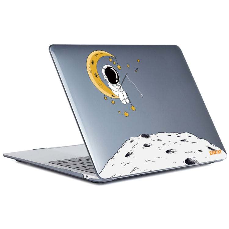 For MacBook Air 13.3 2018 A1932 ENKAY Hat-Prince 3 in 1 Spaceman Pattern Laotop Protective Crystal Case with TPU Keyboard Film / Anti-dust Plugs, Version:EU(Spaceman No.3) - HoMEdemic™ 