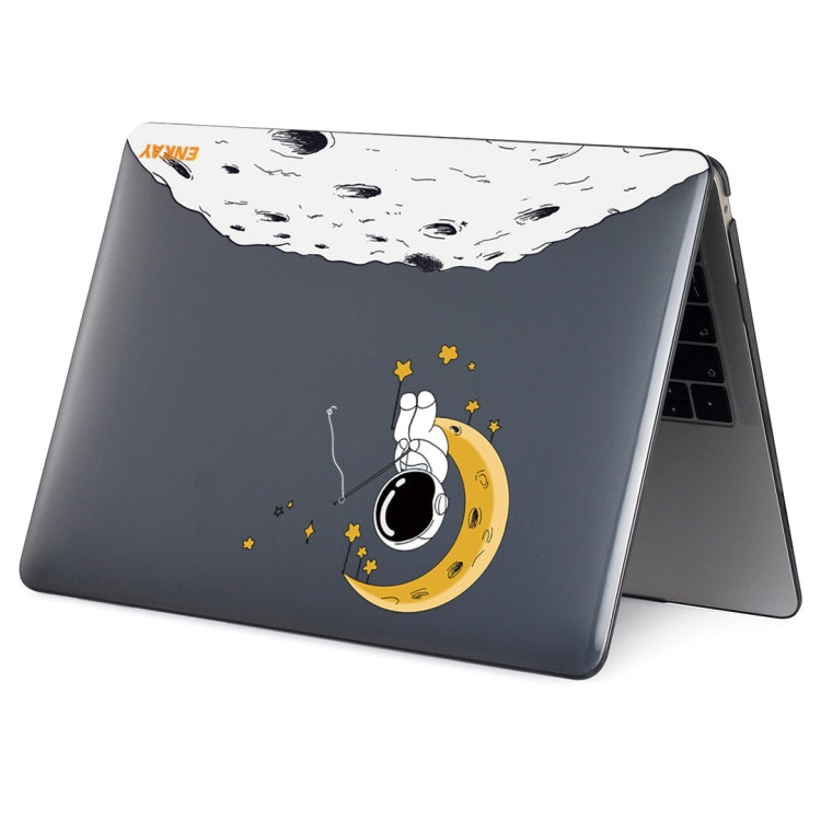 For MacBook Air 13.3 2018 A1932 ENKAY Hat-Prince 3 in 1 Spaceman Pattern Laotop Protective Crystal Case with TPU Keyboard Film / Anti-dust Plugs, Version:EU(Spaceman No.3) - HoMEdemic™ 