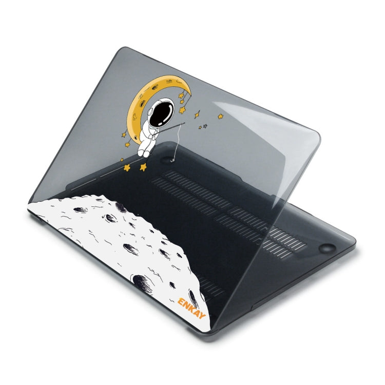 For MacBook Air 13.3 2018 A1932 ENKAY Hat-Prince 3 in 1 Spaceman Pattern Laotop Protective Crystal Case with TPU Keyboard Film / Anti-dust Plugs, Version:EU(Spaceman No.3) - HoMEdemic™ 