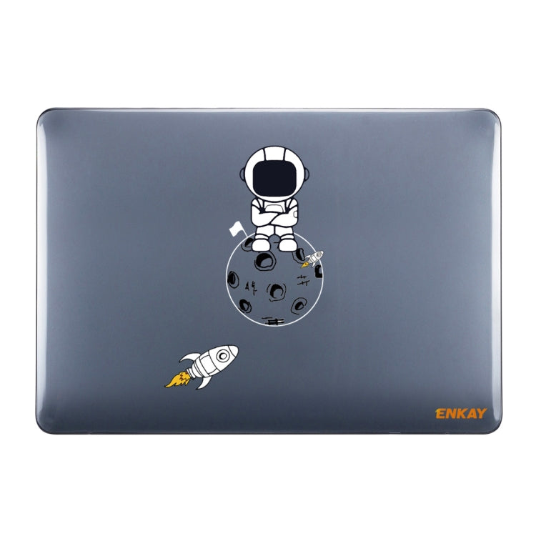 For MacBook Air 13.3 2018 A1932 ENKAY Hat-Prince 3 in 1 Spaceman Pattern Laotop Protective Crystal Case with TPU Keyboard Film / Anti-dust Plugs, Version:EU(Spaceman No.4) - HoMEdemic™ 