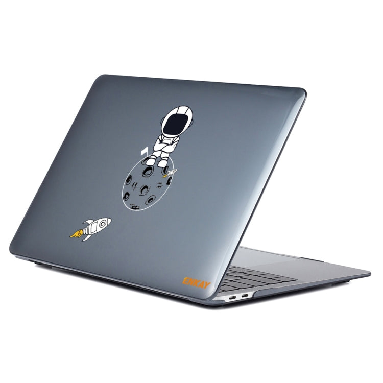 For MacBook Air 13.3 2018 A1932 ENKAY Hat-Prince 3 in 1 Spaceman Pattern Laotop Protective Crystal Case with TPU Keyboard Film / Anti-dust Plugs, Version:EU(Spaceman No.4) - HoMEdemic™ 