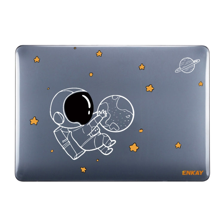 For MacBook Air 13.3 2018 A1932 ENKAY Hat-Prince 3 in 1 Spaceman Pattern Laotop Protective Crystal Case with TPU Keyboard Film / Anti-dust Plugs, Version:EU(Spaceman No.5) - HoMEdemic™ 