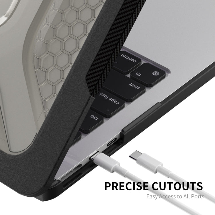 For MacBook Air 13.6 2022/2024 A2681 (M2) / A3113 (M3) ENKAY Hat-Prince 3 in 1 Protective Bracket  Case Cover Hard Shell with TPU Keyboard Film / Anti-dust Plugs, Version:US(Blue) - HoMEdemic™ 