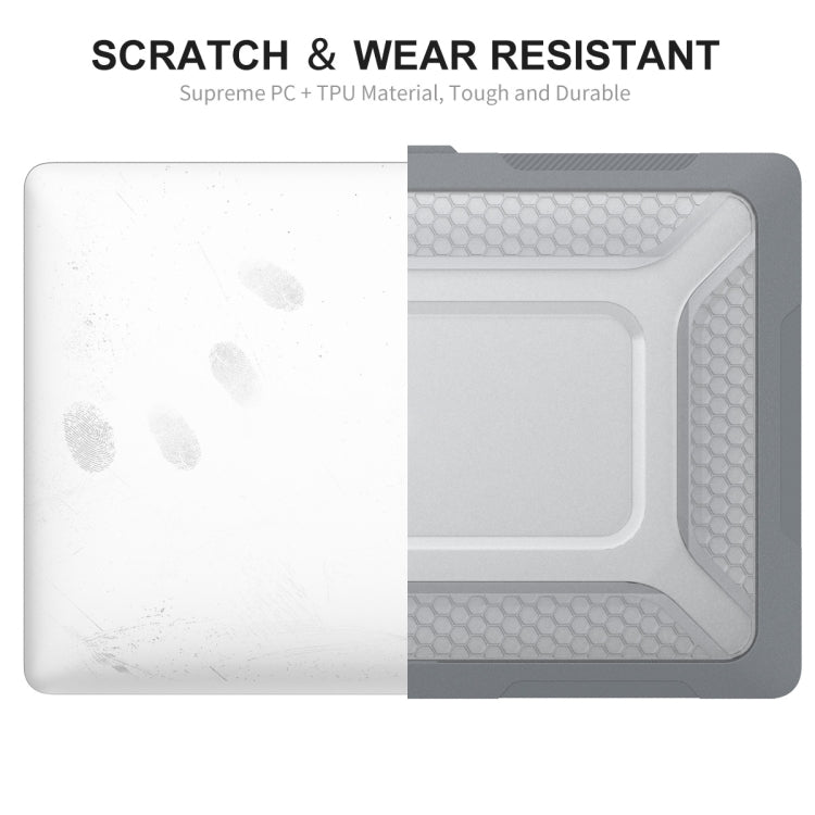 For MacBook Pro 16 A2141 ENKAY Hat-Prince 3 in 1 Protective Bracket  Case Cover Hard Shell with TPU Keyboard Film / Anti-dust Plugs, Version:US(Khaki) - HoMEdemic™ 