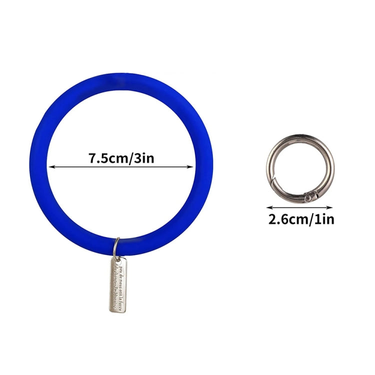 JUNSUNMAY Silicone Bracelet Mobile Phone Lanyard Loop Anti-lost Wrist Rope Universal for Phone Case(Yellow) - HoMEdemic™ 