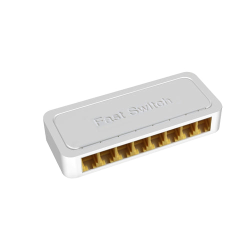 8 Port 10/100/1000Mbps MINI Ethernet Desktop Switch - HoMEdemic™ 