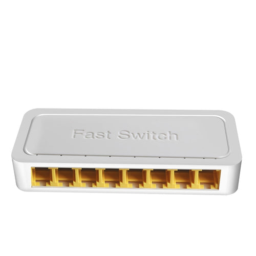 8 Port 10/100/1000Mbps MINI Ethernet Desktop Switch - HoMEdemic™ 