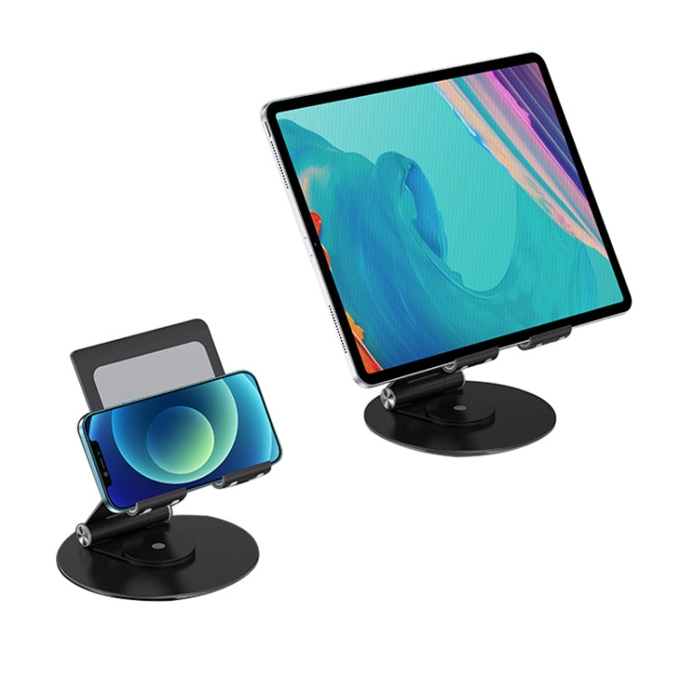 JUNSUNMAY 360 Degrees Rotating Foldable Laptop Desktop Holder Height / Angle Adjustable(Black) - HoMEdemic™ 