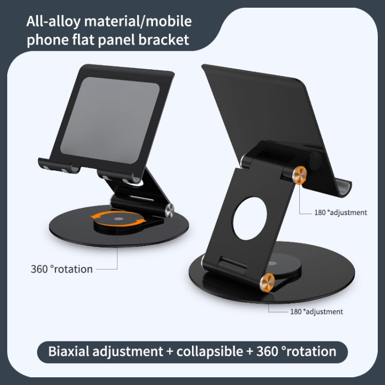 JUNSUNMAY 360 Degrees Rotating Foldable Laptop Desktop Holder Height / Angle Adjustable(Black) - HoMEdemic™ 