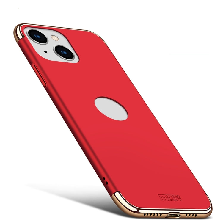 For iPhone 14 Plus MOFI Yatun Series 3 in 1 Stitching PC Phone Case(Red) - HoMEdemic™ 