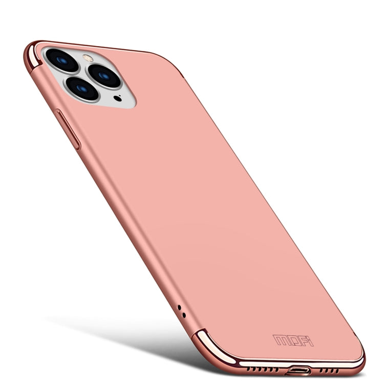 For iPhone 14 Pro MOFI Yatun Series 3 in 1 Stitching PC Phone Case(Rose gold) - HoMEdemic™ 