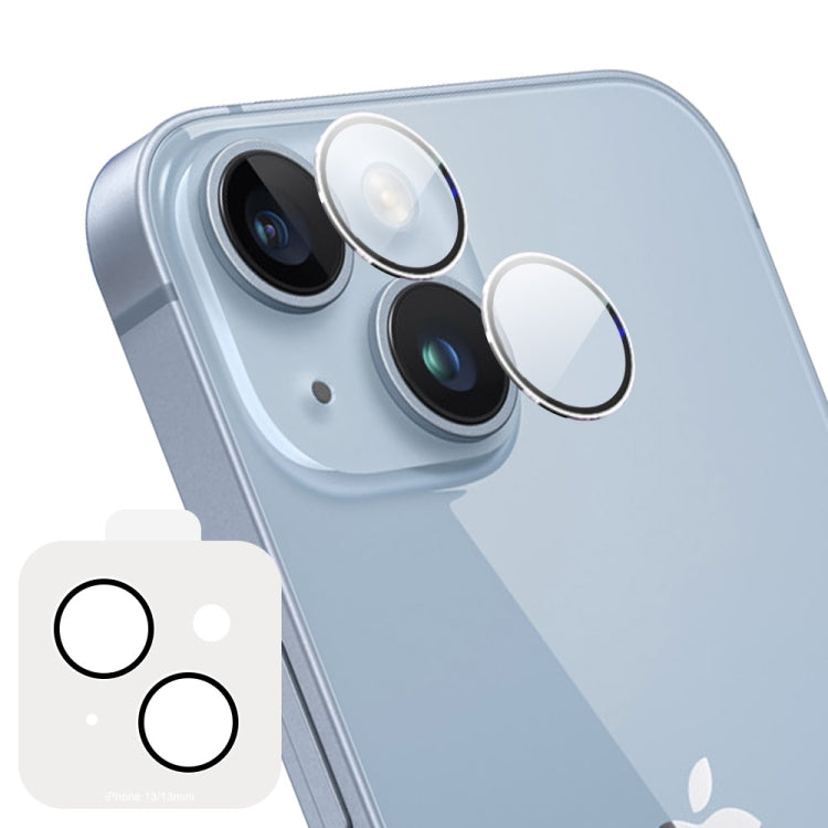 For iPhone 13 / 13 mini ENKAY Hat-Prince Tempered Individual Ring Camera Glass Film with Positioner - HoMEdemic™ 