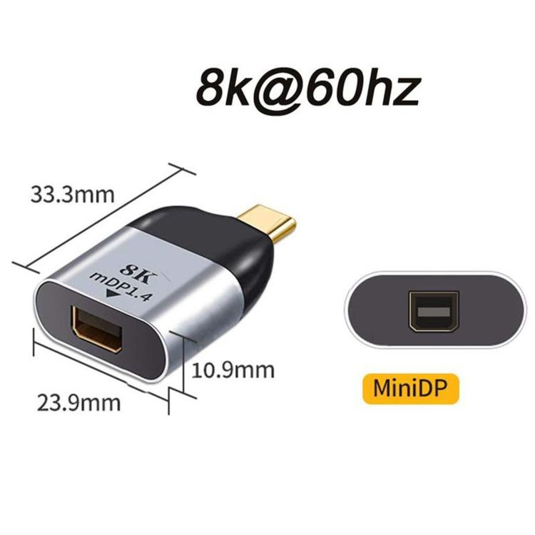 8K 60Hz Type-C to Mini Display Port Adapter for Tablet Phone Laptop - HoMEdemic™ 