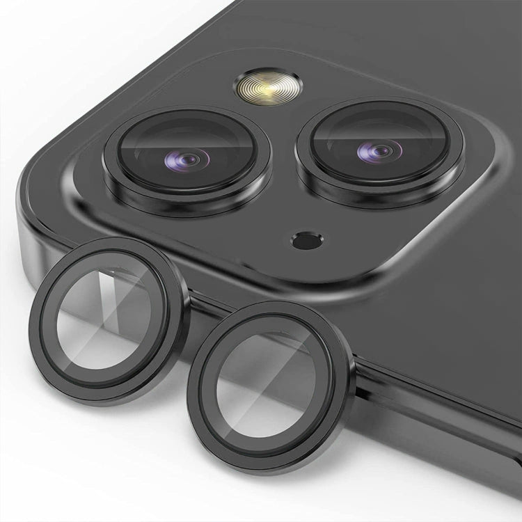 For iPhone 13 / 13 mini ENKAY AR Anti-reflection Camera Lens Glass Full Film(Black) - HoMEdemic™ 