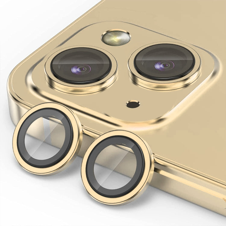 For iPhone 13 / 13 mini ENKAY AR Anti-reflection Camera Lens Glass Full Film(Golden) - HoMEdemic™ 
