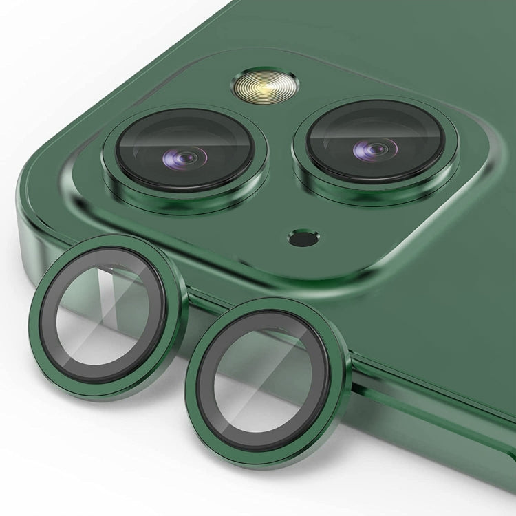 For iPhone 13 / 13 mini ENKAY AR Anti-reflection Camera Lens Glass Full Film(Dark Green) - HoMEdemic™ 