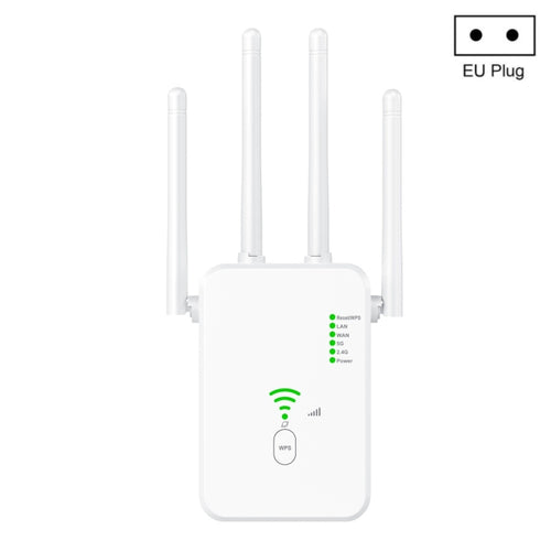 U10 1200Mbps Signal Booster WiFi Extender WiFi Antenna Dual Band 5G Wireless Signal Repeater(EU Plug) - HoMEdemic™ 