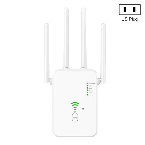 U10 1200Mbps Signal Booster WiFi Extender WiFi Antenna Dual Band 5G Wireless Signal Repeater(EU Plug) - HoMEdemic™ 