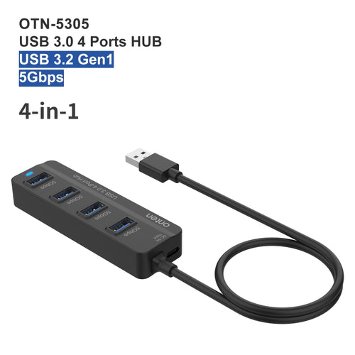 Onten 5305 4 in 1 USB3.0 4-Ports HUB Docking Station - HoMEdemic™ 