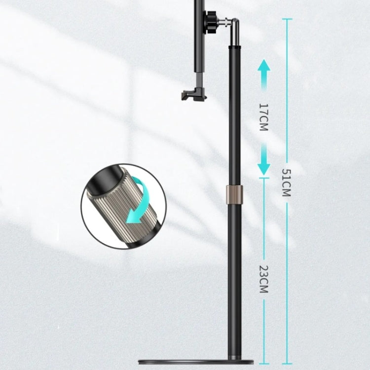 Boneruy P21 Lifting Adjustable Rotating Phone Tablet Desktop Holder(White) - HoMEdemic™ 
