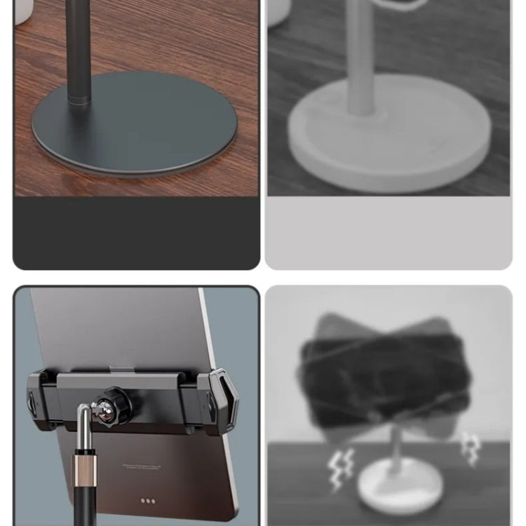 Boneruy P21 Lifting Adjustable Rotating Phone Tablet Desktop Holder(White) - HoMEdemic™ 