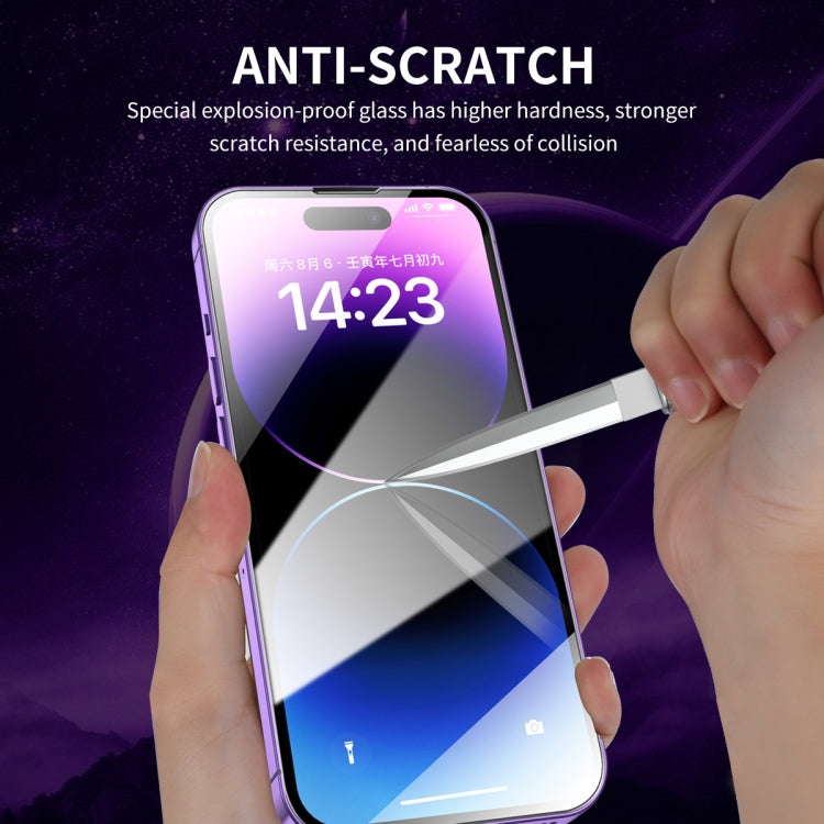 For iPhone 12 Pro Max 2pcs ENKAY Hat-Prince 25 Degree Privacy 8K UHD AGC Tempered Glass Film - HoMEdemic™ 