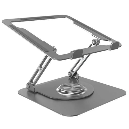 D147 Foldable 360 Degree Rotating Laptop Lifting Bracket Aluminum Alloy Notebook Desktop Stand(Silver) - HoMEdemic™ 