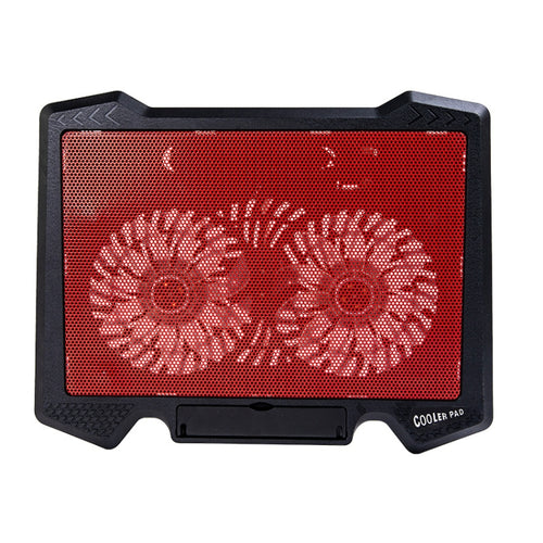 S200 Dual Silent Cooling Fan Portable Slim Notebook Cooling Pad for Laptop(Red) - HoMEdemic™ 