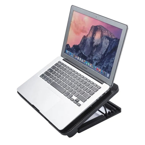 N99F1 Slim Silent Fan Laptop Desktop Cooling Pad with Adjustable Stand - HoMEdemic™ 