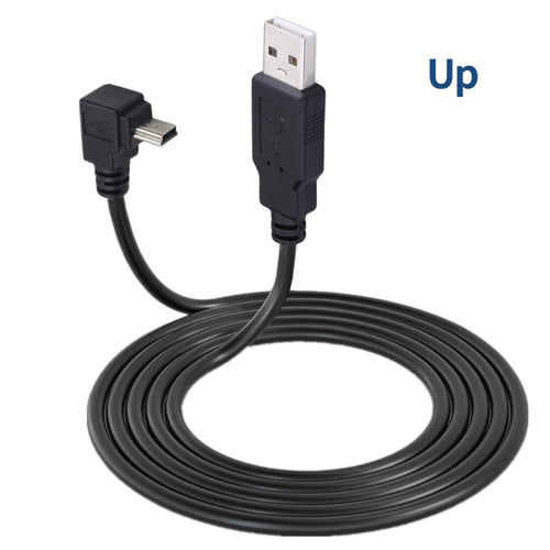 JUNSUNMAY 5 Feet USB A 2.0 to Mini B 5 Pin Charger Cable Cord, Length: 1.5m(Up) - HoMEdemic™ 