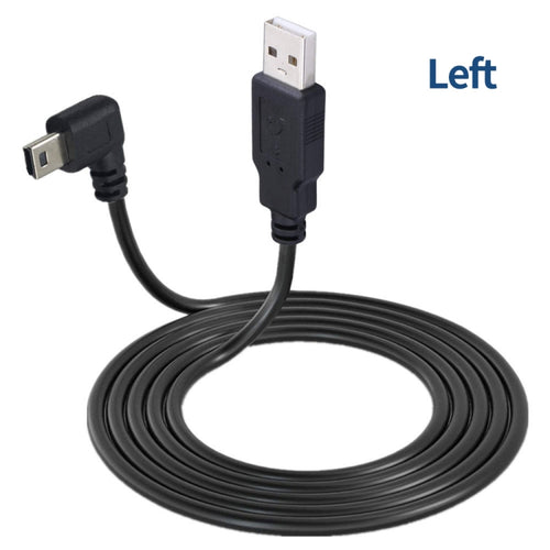 JUNSUNMAY 5 Feet USB A 2.0 to Mini B 5 Pin Charger Cable Cord, Length: 1.5m(Left) - HoMEdemic™ 