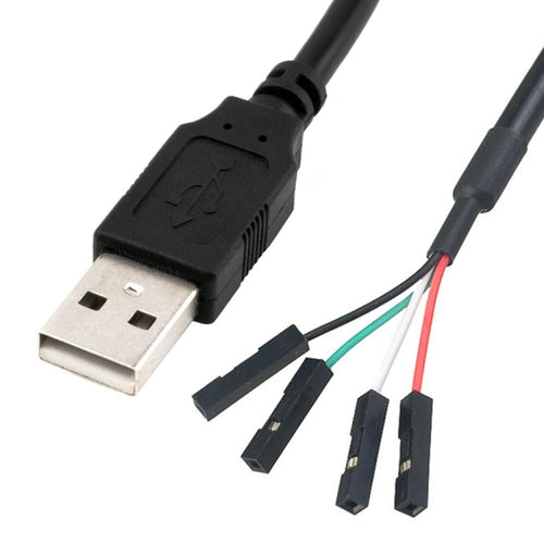 USB Male JUNSUNMAY USB 2.0 A to Female 4 Pin Dupont Motherboard Header Adapter Extender Cable, Length: 0.3m - HoMEdemic™ 