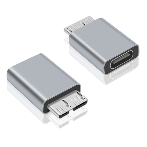 2 PCS JUNSUNMAY USB-C / Type-C Female to Male USB 3.0 Micro B Adapter Converter - HoMEdemic™ 