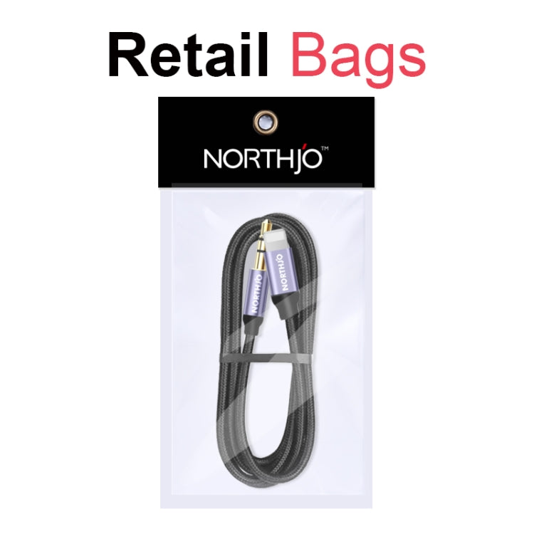 NORTHJO LTM03 8 Pin to 3.5mm Audio AUX Jack Cable, Length:1m - HoMEdemic™ 