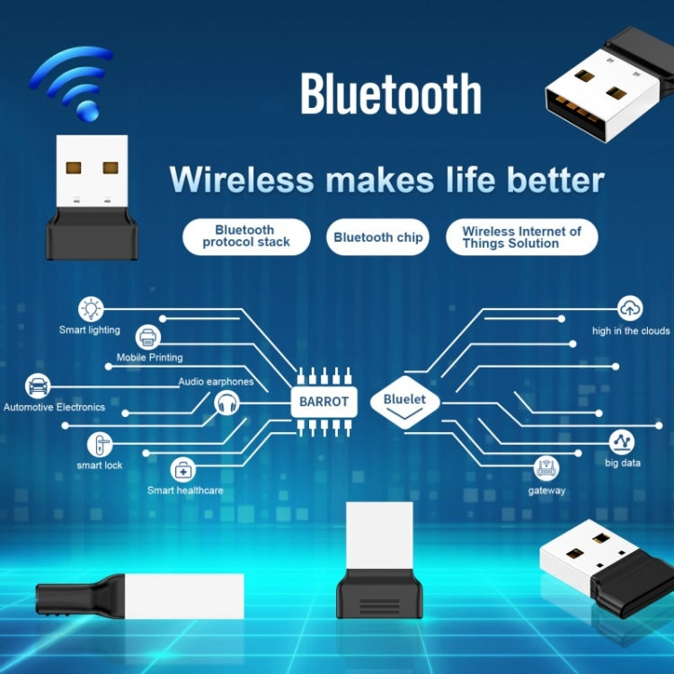 OY313 USB Bluetooth 5.3 Adapter Wireless Transmitter Receiver For PC Windows 11 10 8 7 - HoMEdemic™ 