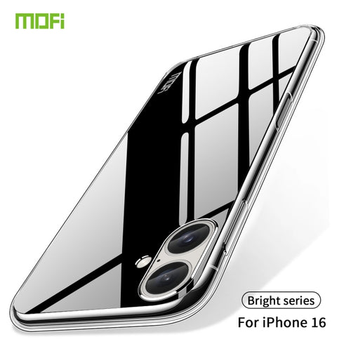 For iPhone 16 MOFI Ming Series Ultra-thin TPU Phone Case(Transparent) - HoMEdemic™ 