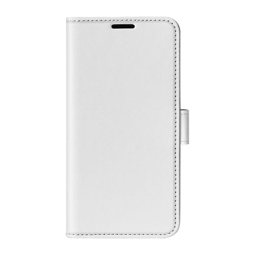 For iPhone 15 Pro Max R64 Texture Horizontal Flip Leather Phone Case(White) - HoMEdemic™ 