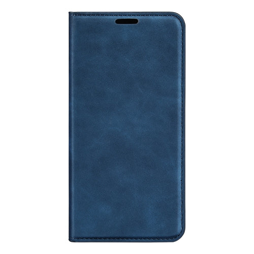 For iPhone 15 Pro Max Retro-skin  Magnetic Suction Leather Phone Case(Dark Blue) - HoMEdemic™ 