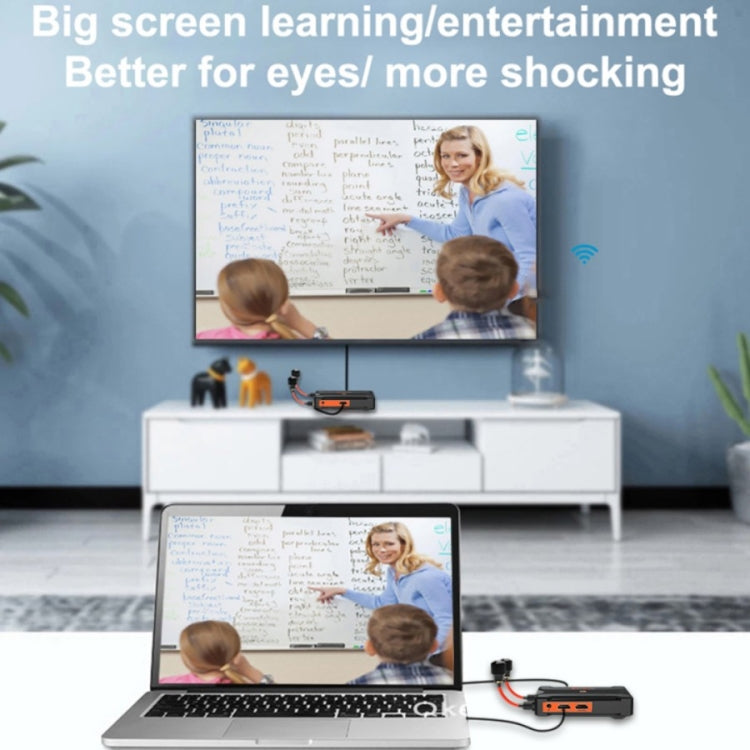 900S Pro Wireless Screen Casting HD Video Transmitter Receiver 300m Wireless Display Dongle Adapter(UK Plug) - HoMEdemic™ 